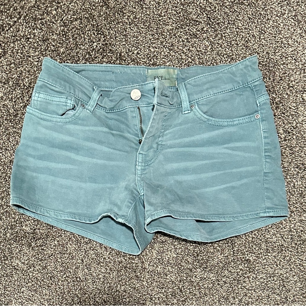 BKE Teal Jean Shorts